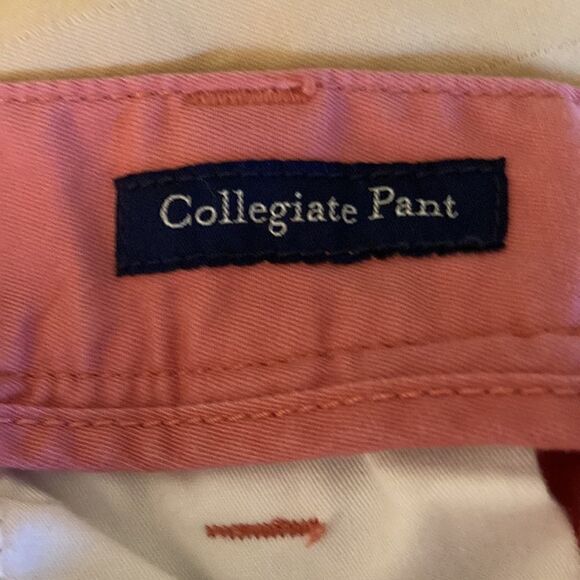 Vineyard Vines NWOT Mens Collegiate Cotton Pants in Jetty Red. Size 33/30. - Picture 8 of 8